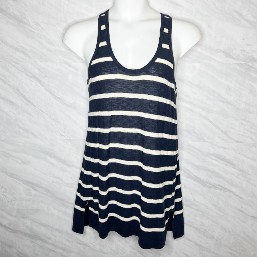 Vince Stripe Tank Top Large